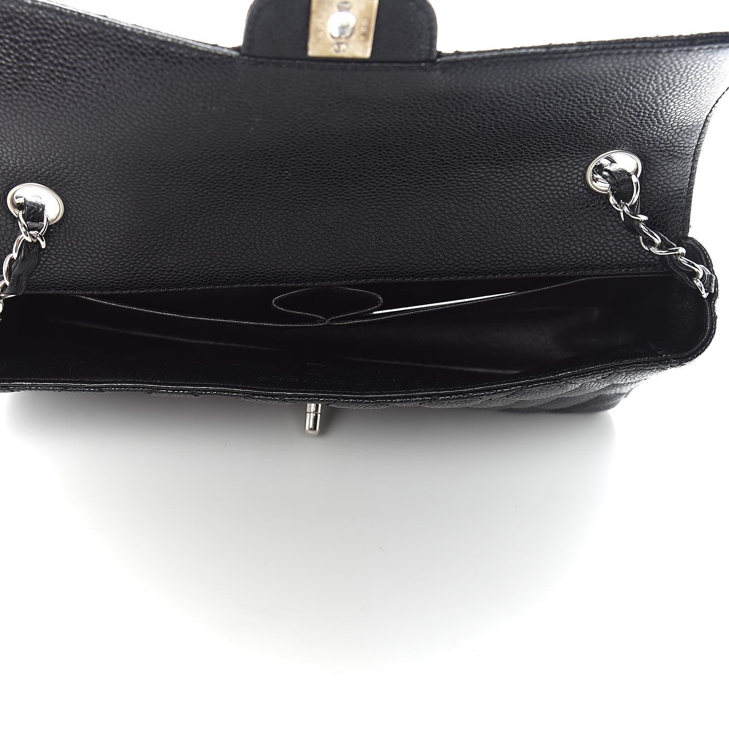 Chanel Caviar Quilted East West Flap Black 5 of 11