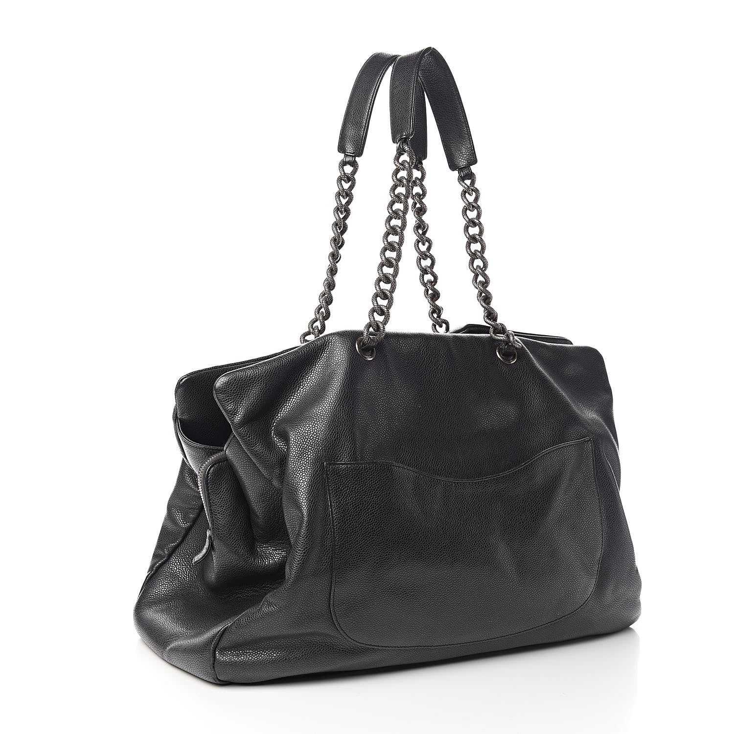 Chanel Caviar 31 Large Tote Dark Grey 3 of 10