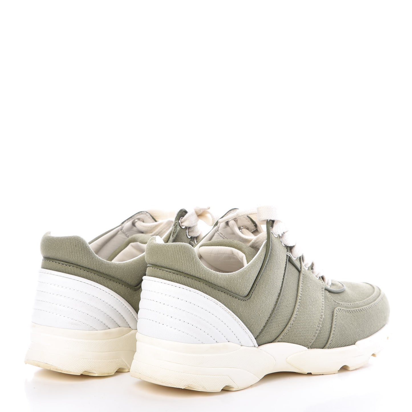 Fabric CC Sneakers 37.5 Khaki