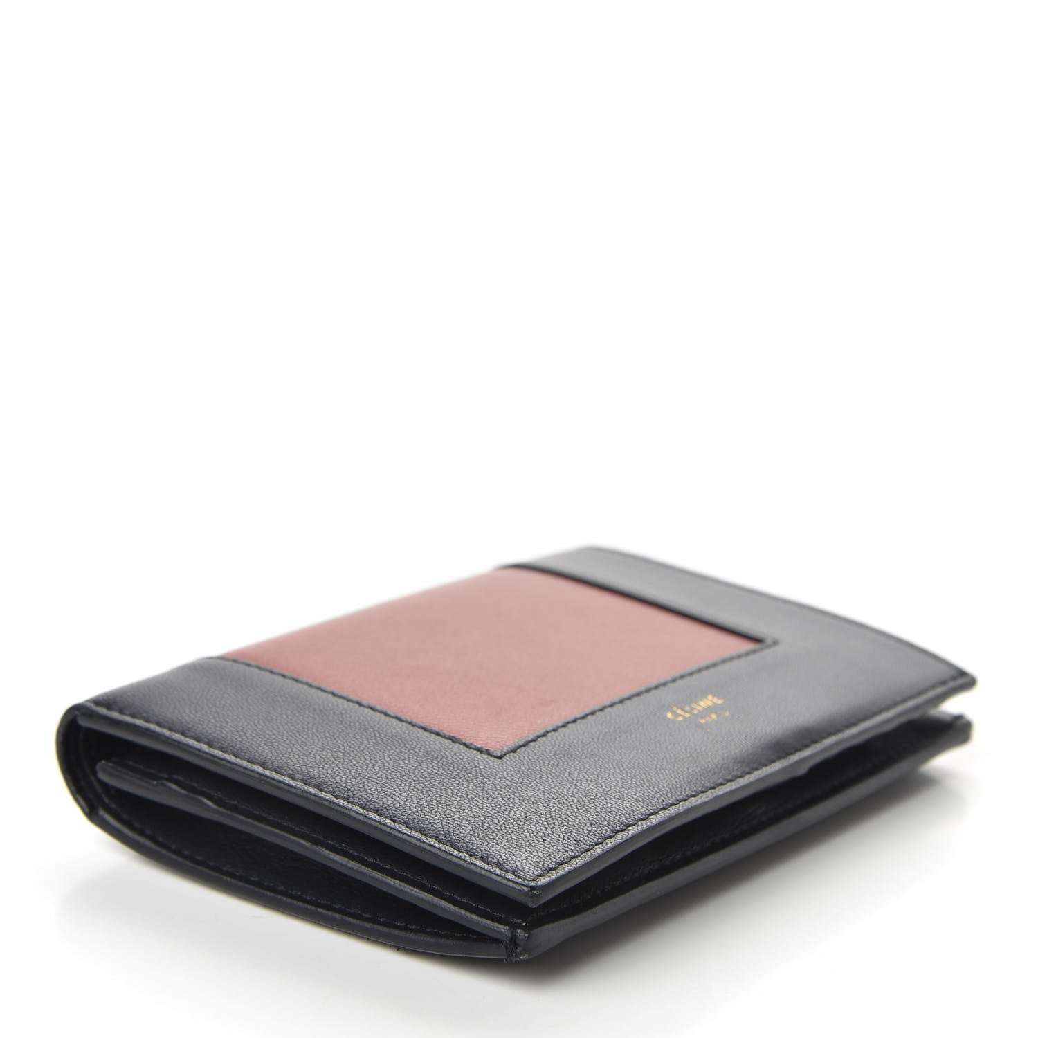 Celine Smooth Lambskin Medium Frame Multifunction Wallet Dark Navy Claycourt 4 of 9