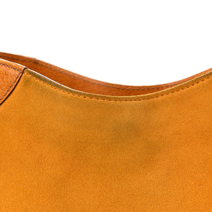 Gucci Suede Hasler Hobo Yellow 9 of 13