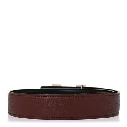Hermes Box Togo 32mm H Belt 65 Black Rouge H 2 of 6