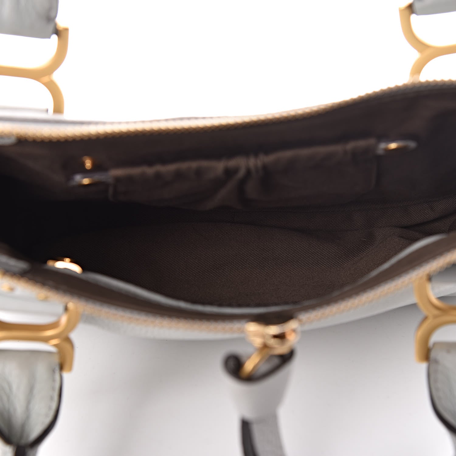Chloe Calfskin Small Marcie Satchel Airy Grey 5 of 11