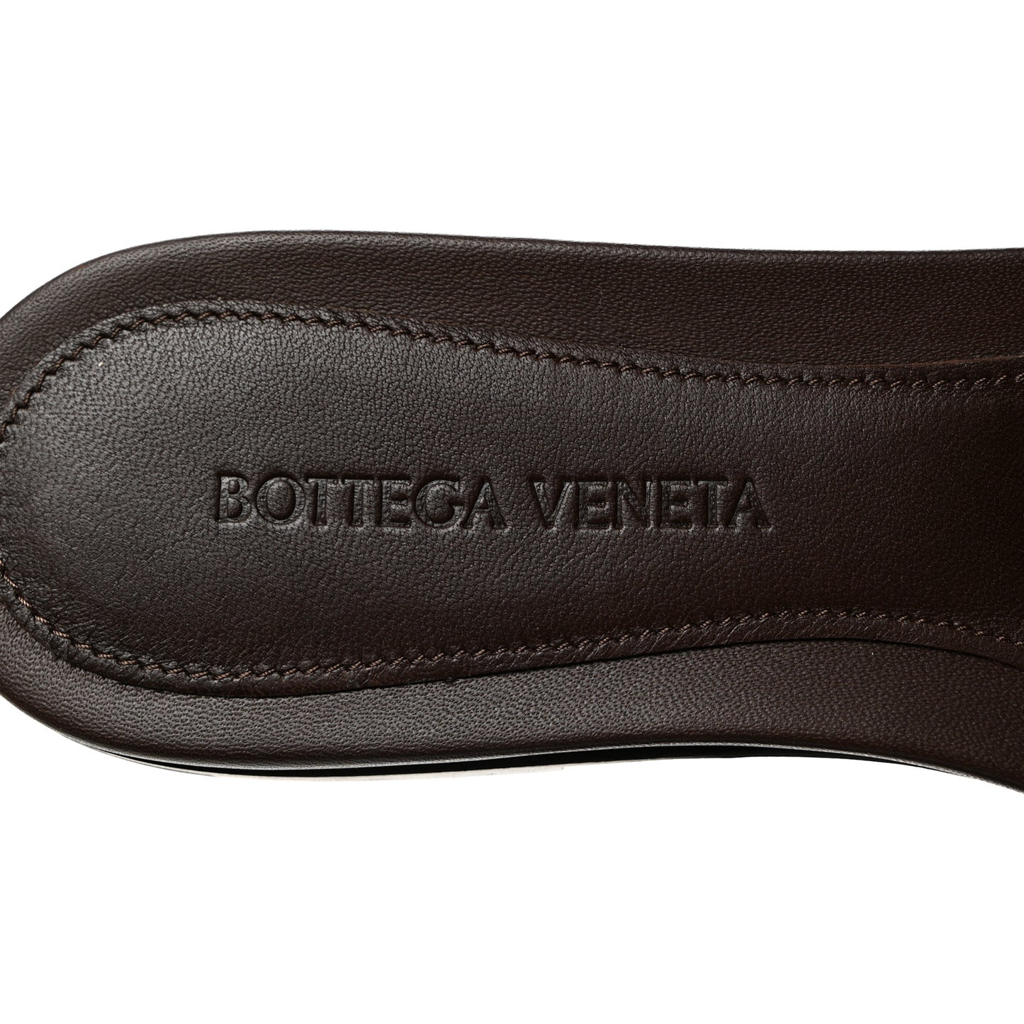 Nappa Matelasse Padded Flat Sandals 38 Chocolate