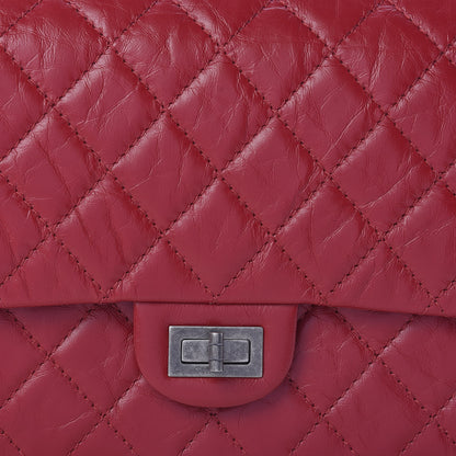 Chanel Aged Calfskin Quilted 2.55 Reissue 226 Flap Dark Red 8 of 13