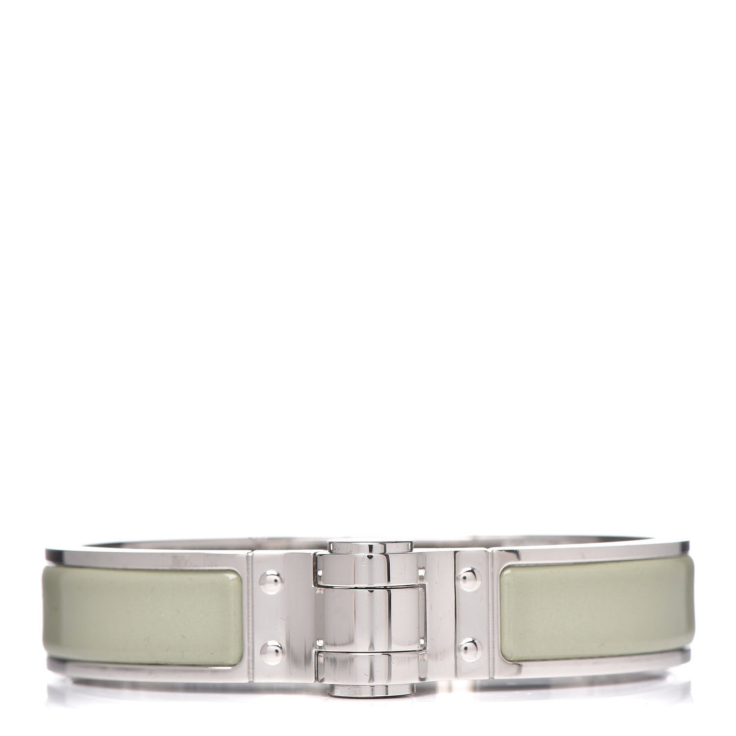 Enamel Charniere Uni Narrow Hinged Bracelet S Sauge