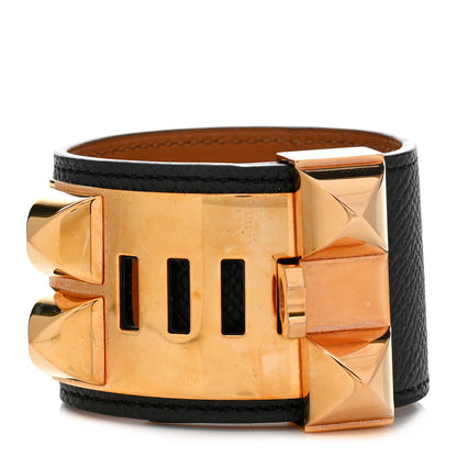 Hermes Epsom Collier de Chien CDC Bracelet XS Black 3 of 6