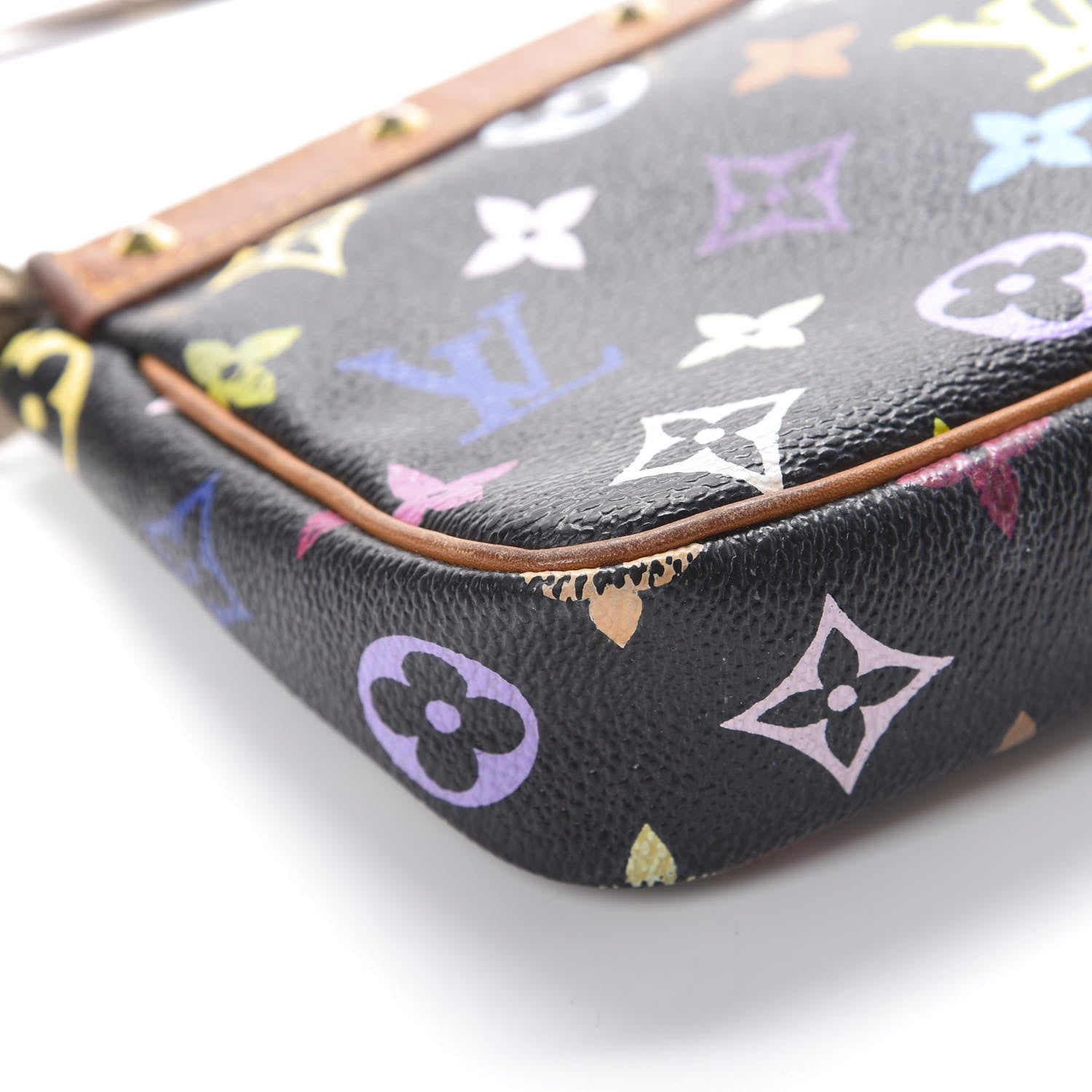 Louis Vuitton Monogram Multicolor Pochette Accessories Black 11 of 14