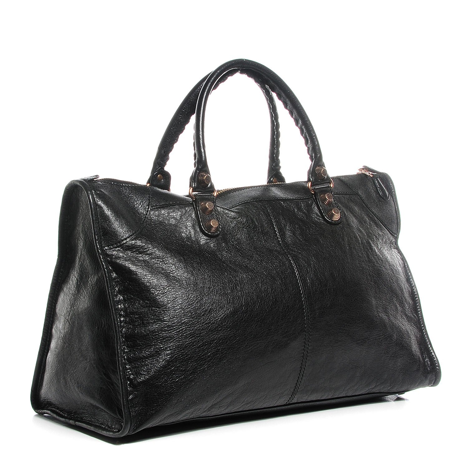 Balenciaga Agneau Giant 12 Rose Gold Hardware Work Black 3 of 12