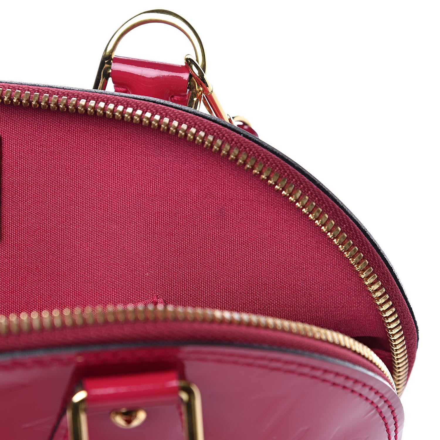 Louis Vuitton Vernis Alma BB Rose Indien 9 of 10