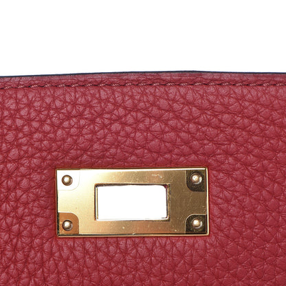 Hermes Togo Kelly Retourne 28 Rouge Grenat 21 of 37
