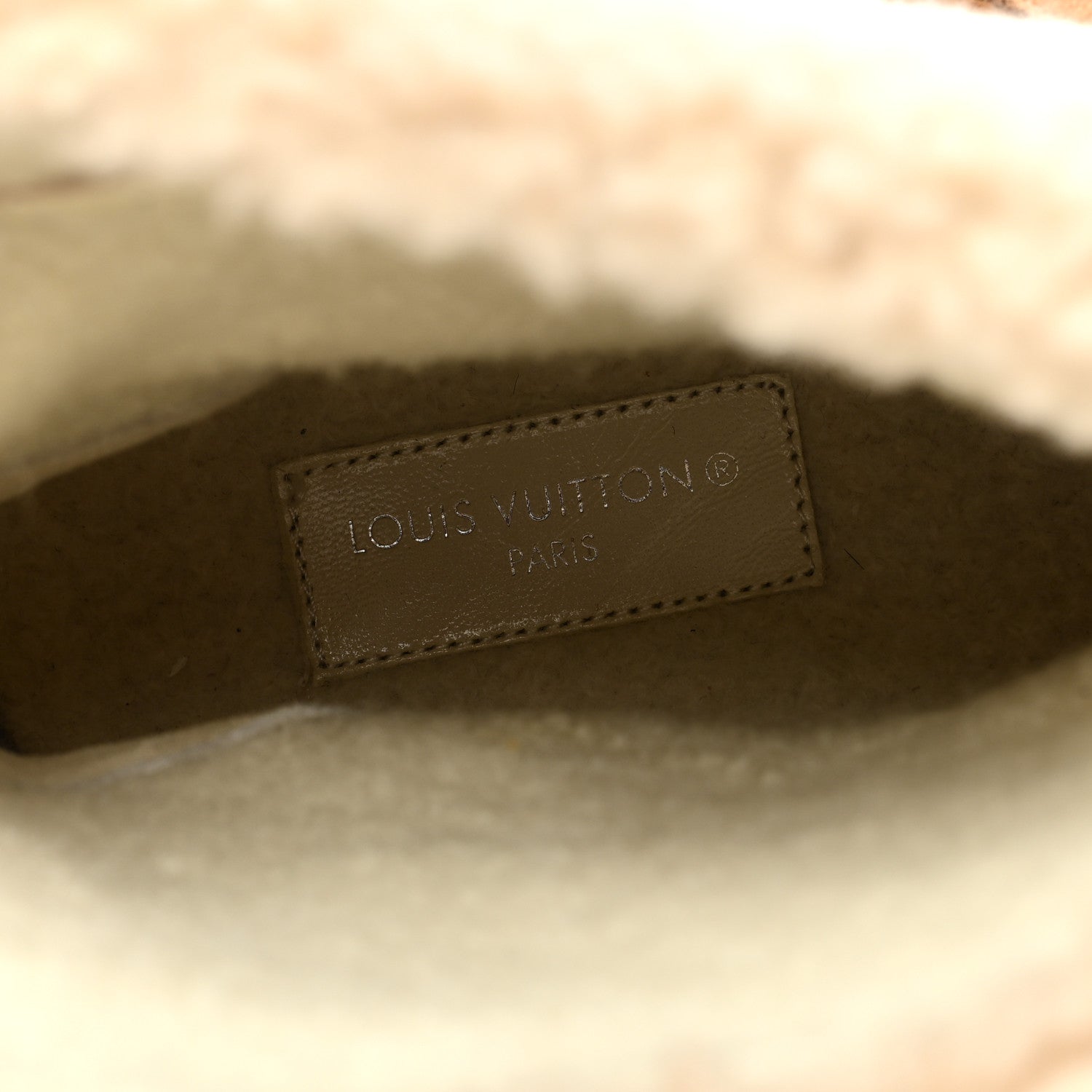 Louis Vuitton Suede Calfskin Shearling Snowdrop Flat Ankle Boot 37 Cognac 7 of 8