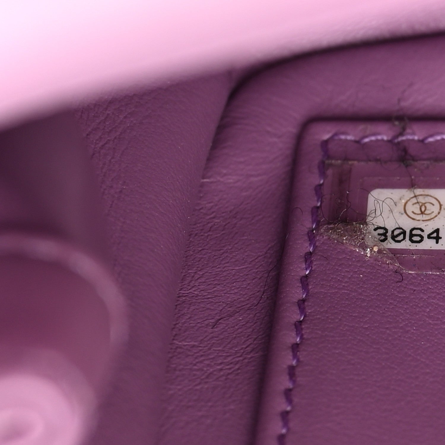 Chanel Lambskin Quilted Small CC Filigree Flap Purple 7 of 16