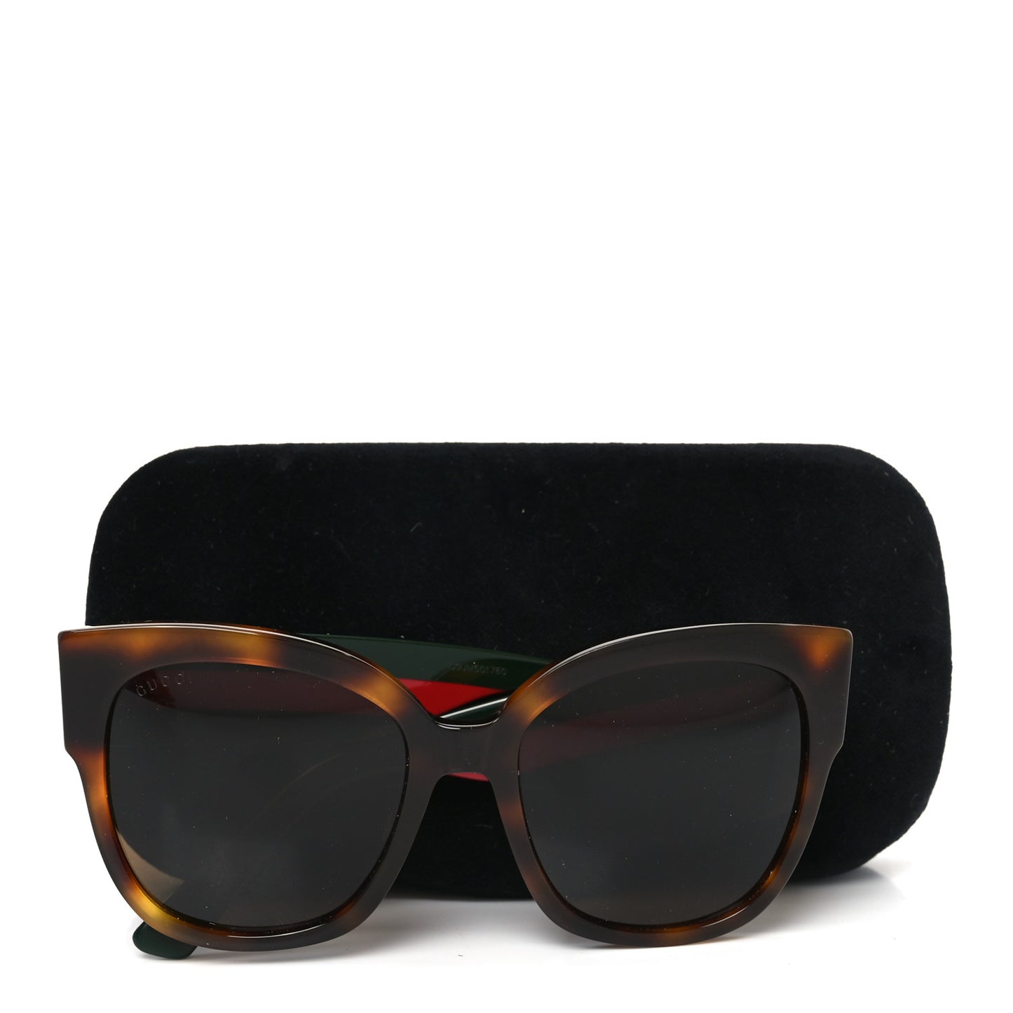 Acetate Square Frame Web Sunglasses GG0059S Tortoise