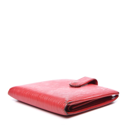 Louis Vuitton Epi Porte Billets Compact Wallet Rouge 3 of 14