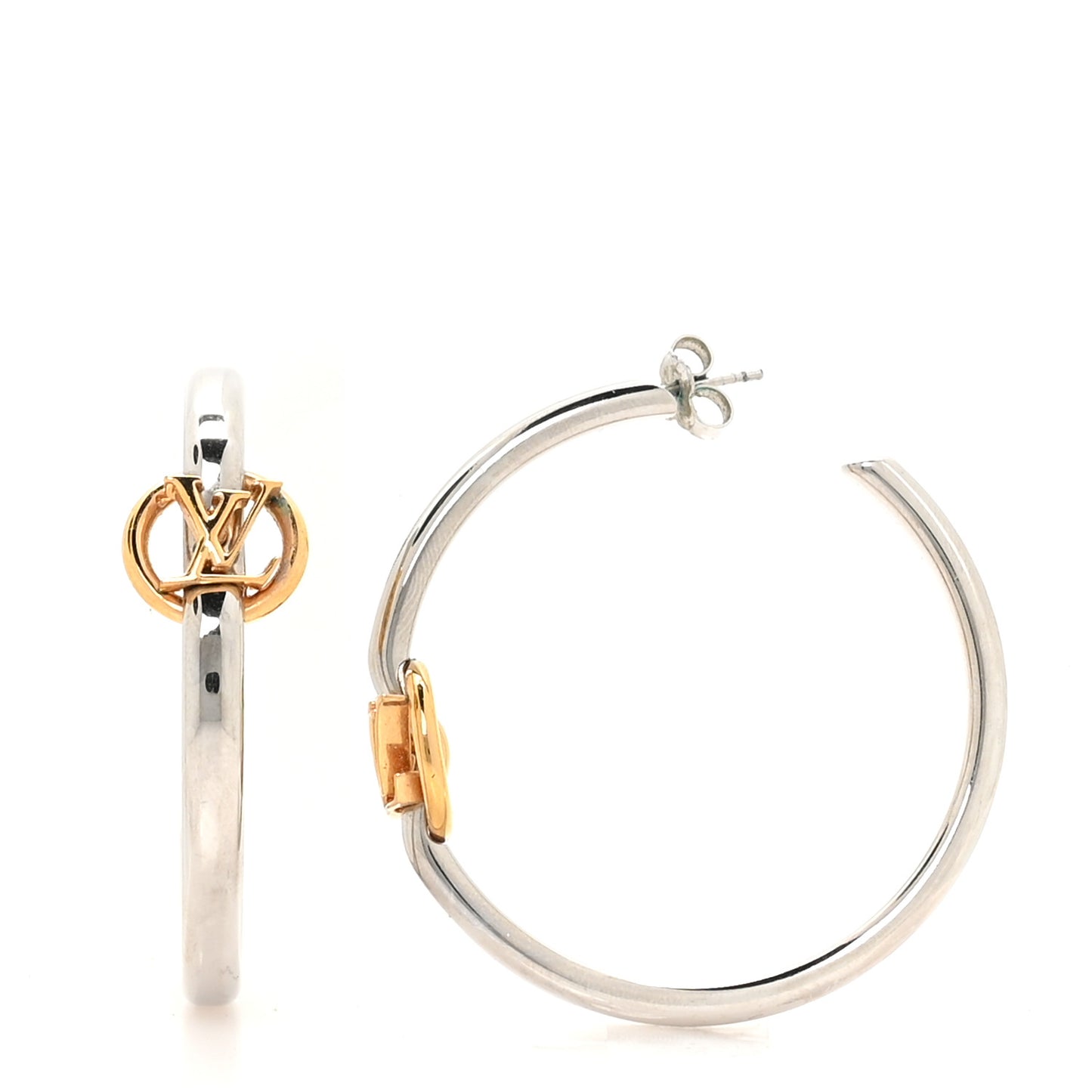 My LV Hoop Earrings Silver