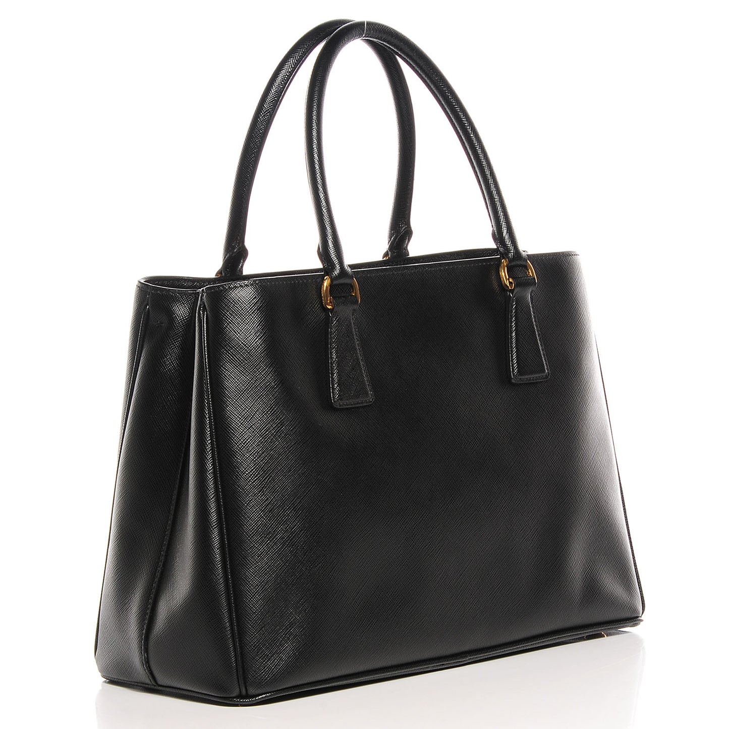Saffiano Lux Medium Tote Nero Black