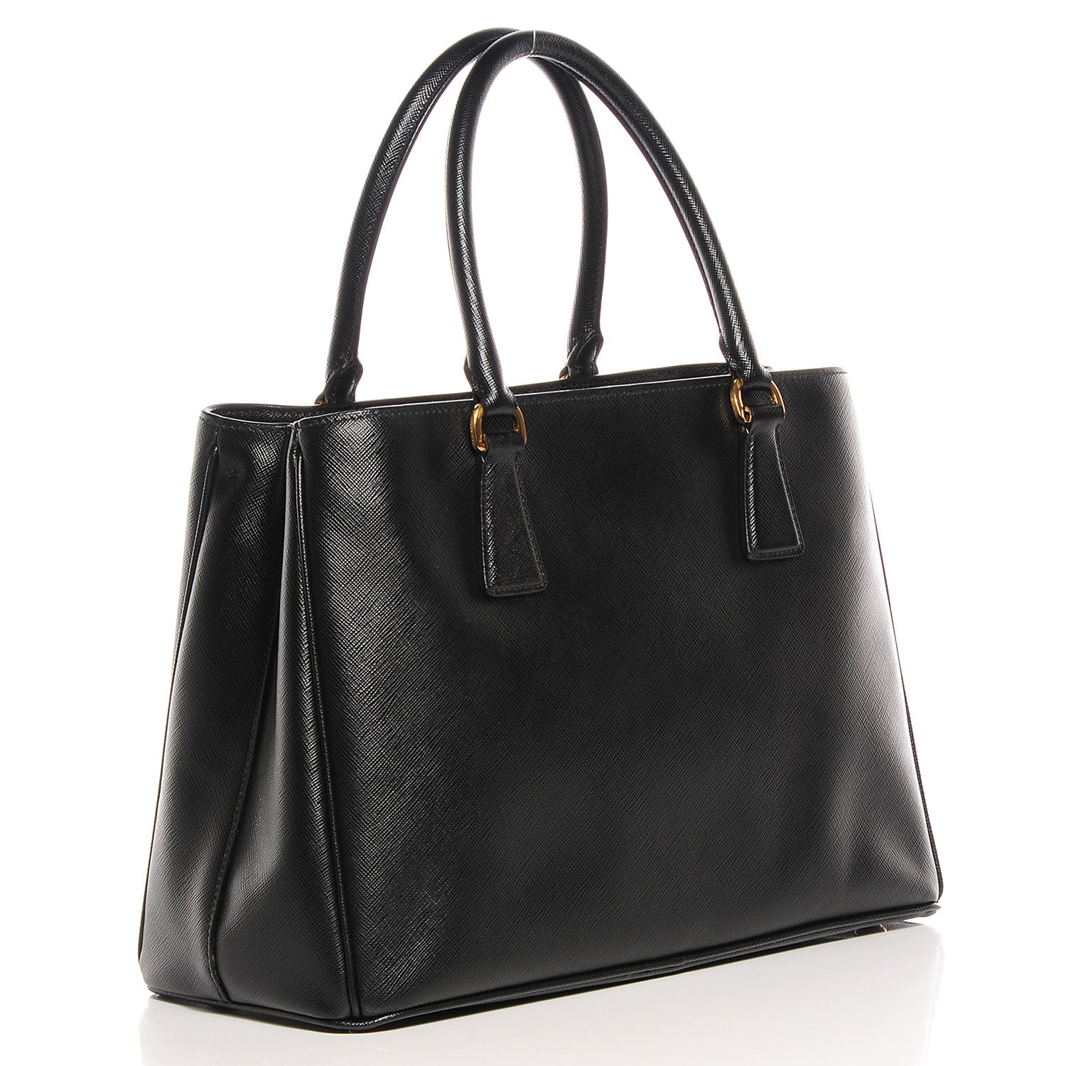 Prada Saffiano Lux Medium Tote Nero Black 3 of 12
