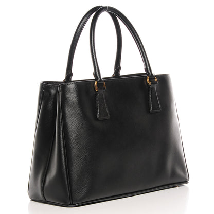 Prada Saffiano Lux Medium Tote Nero Black 3 of 12