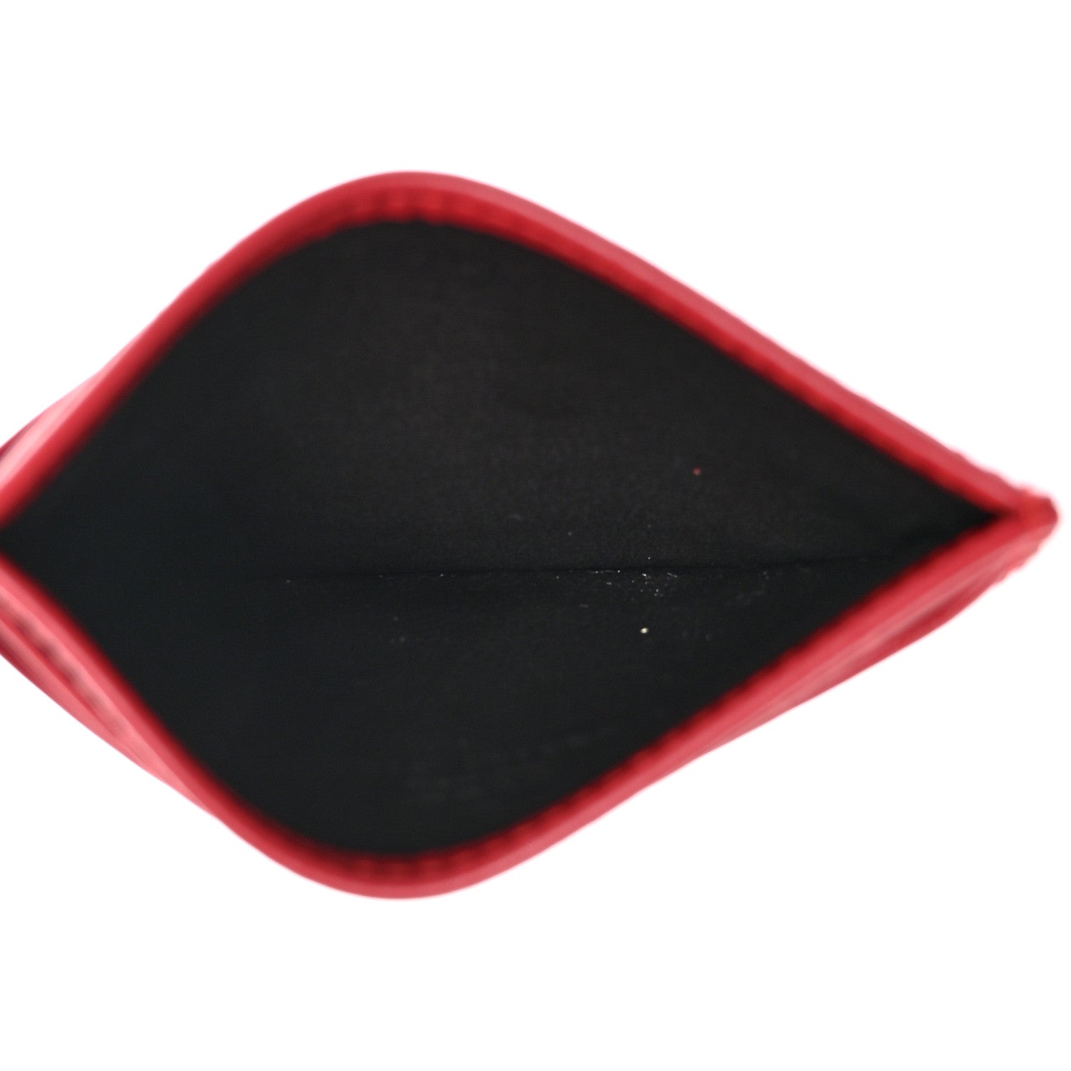Gucci Calfskin Matelasse GG Marmont Card Holder Hibiscus Red 5 of 7
