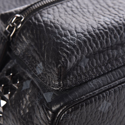 MCM Visetos Side Stud X-Mini Stark Bebe Boo Backpack Black 14 of 18