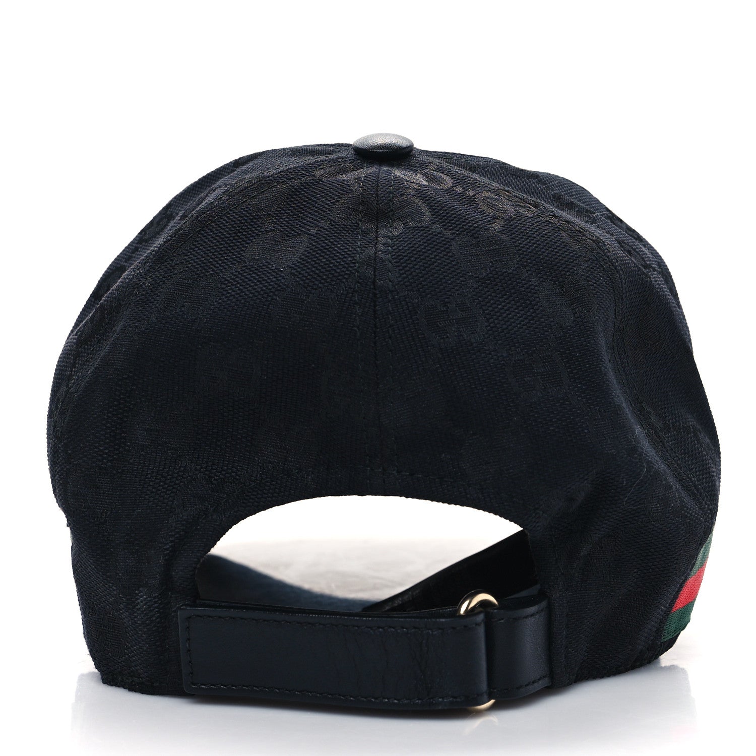Gucci Monogram Web Baseball Hat M Black 5 of 8