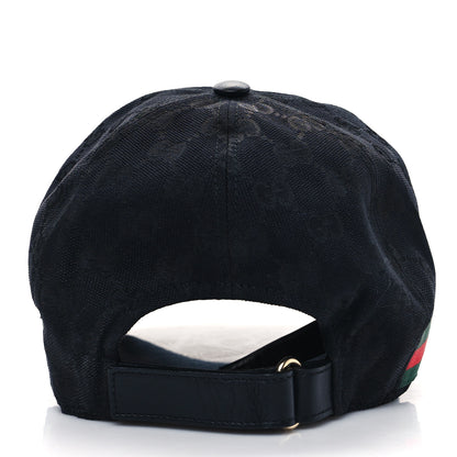 Gucci Monogram Web Baseball Hat M Black 5 of 8