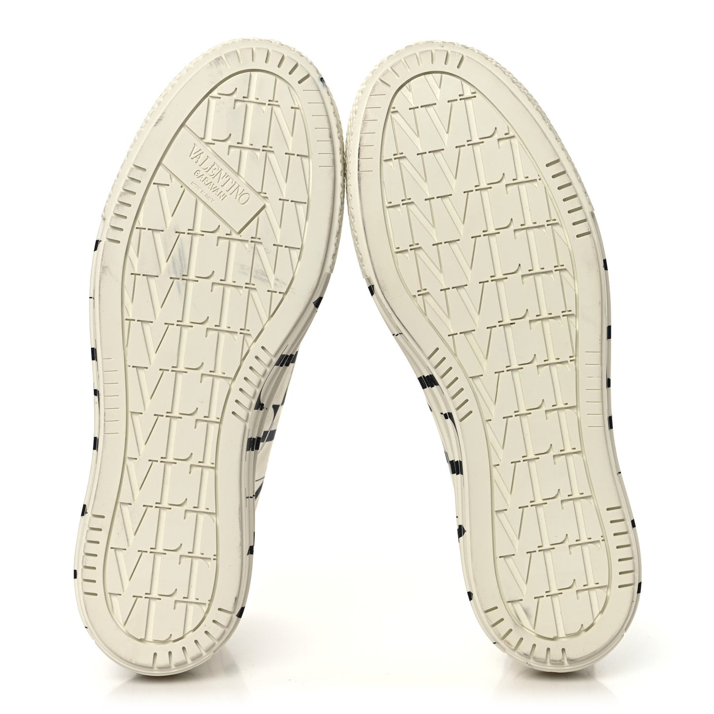 Fabric VLTN Mens Times Giggies High Top Sneakers 41 White