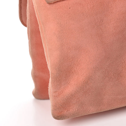 Chanel Suede Chocolate Bar Mademoiselle Flap Pink 20 of 27