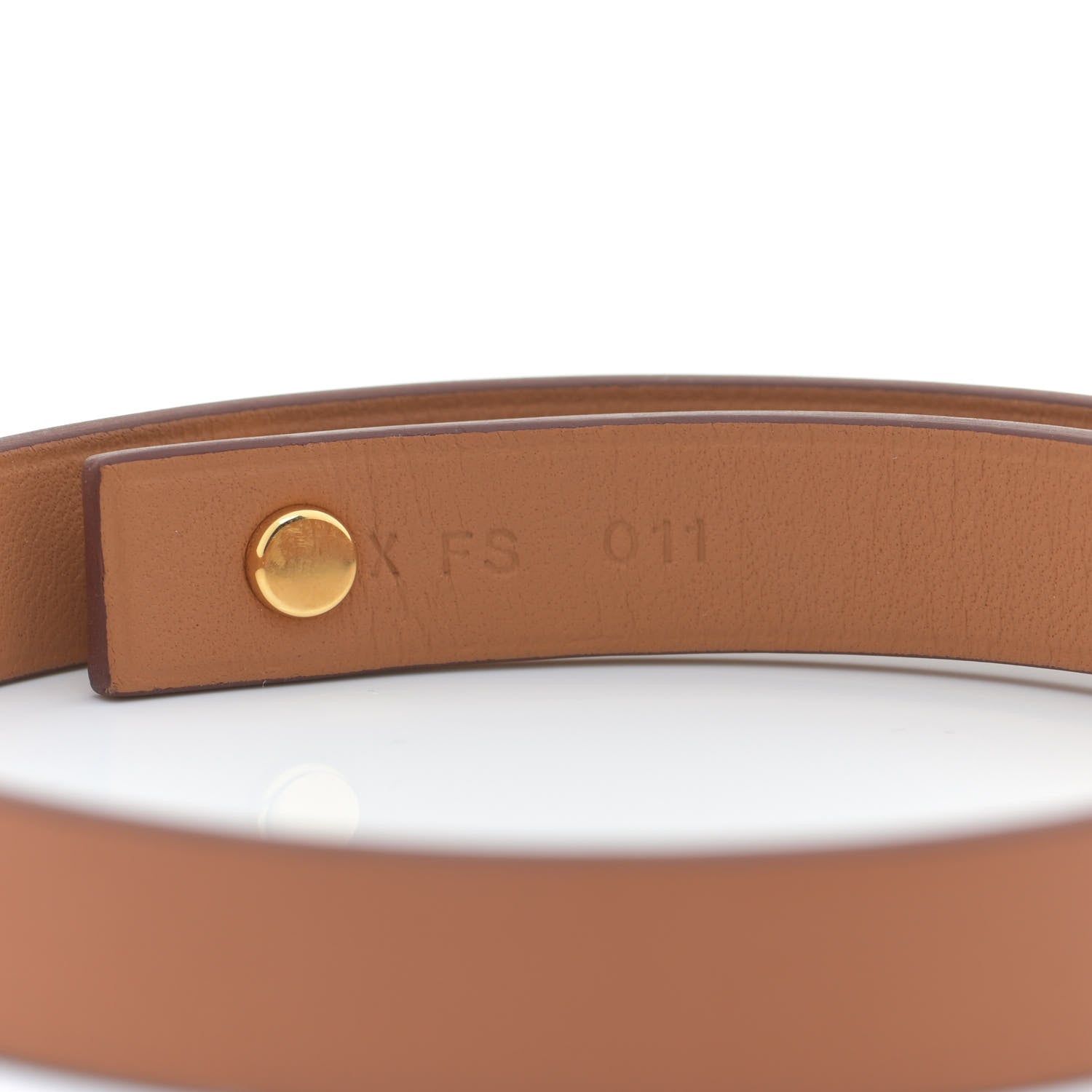 Hermes Swift Mini Dog Double Tour Bracelet T4 Gold 6 of 7