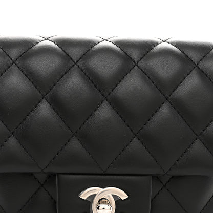 Chanel Calfskin Quilted CC Uniform Flap Belt Bag Black 8 of 10