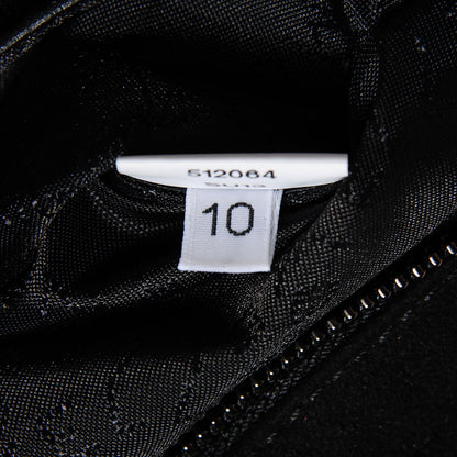 Stella McCartney Canvas Zebra Print Falabella Zipper Clutch Black White 9 of 9