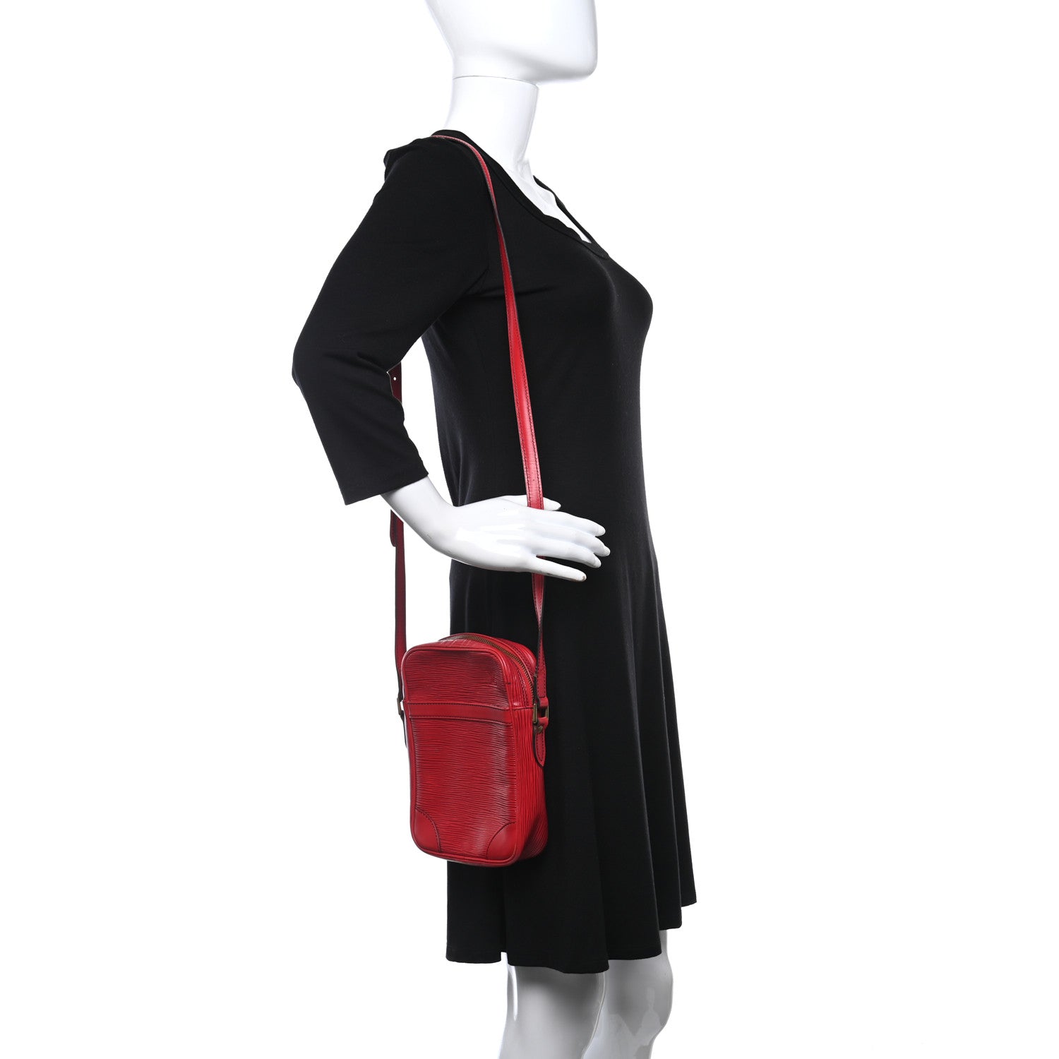 Louis Vuitton Epi Danube Castillan Red 2 of 16