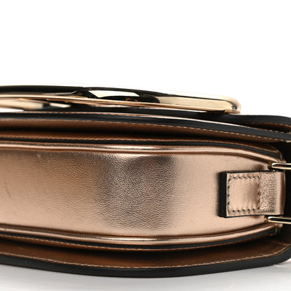 Valentino Garavani Metallic Nappa Small Supervee Crossbody Bag Champagne 9 of 12