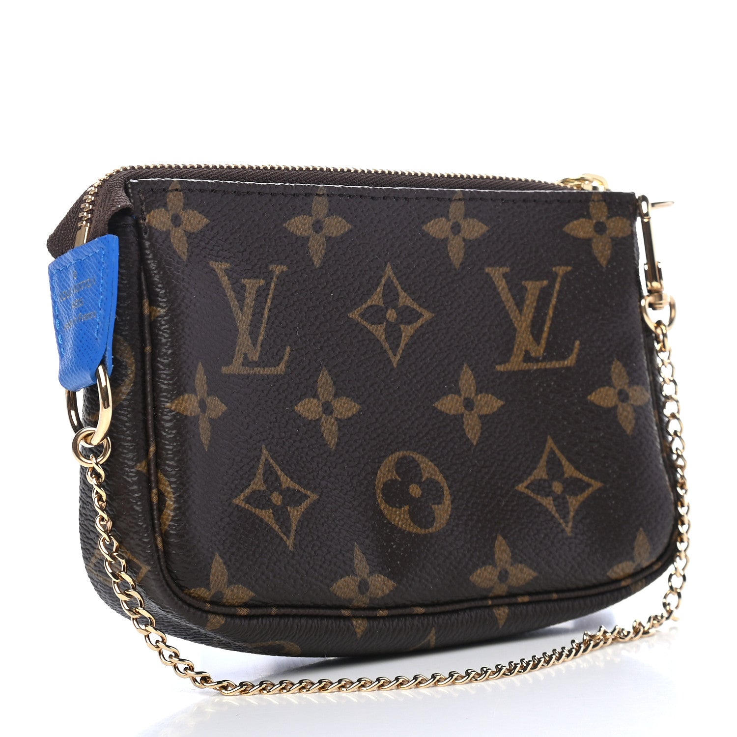 Louis Vuitton Monogram 2019 Christmas Animation Mini Venice Pochette Accessories Blue 4 of 10