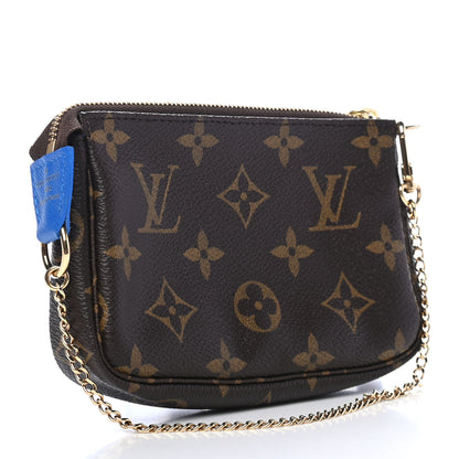Louis Vuitton Monogram 2019 Christmas Animation Mini Venice Pochette Accessories Blue 4 of 10