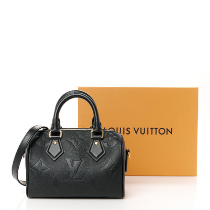 Louis Vuitton Empreinte Monogram Giant Speedy Bandouliere 20 Black 13 of 13