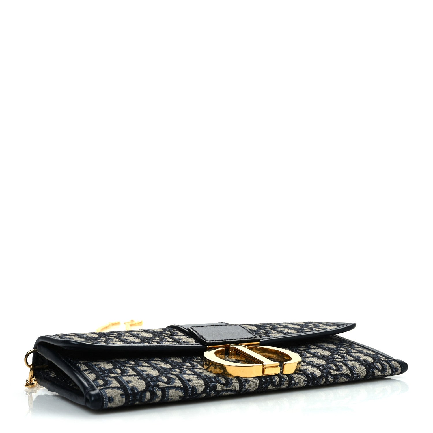 Christian Dior Oblique 30 Montaigne Chain Pouch Blue 4 of 11