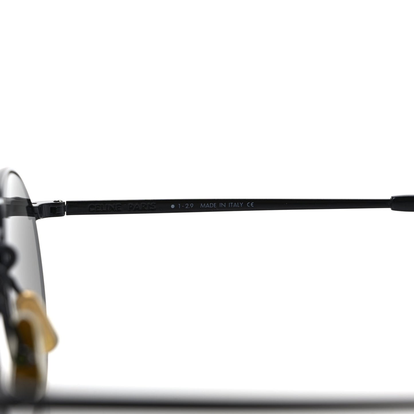 Metal Round Sunglasses CL40100U Black
