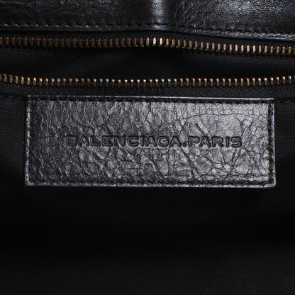 Balenciaga Agneau Folk Messenger Black 7 of 8