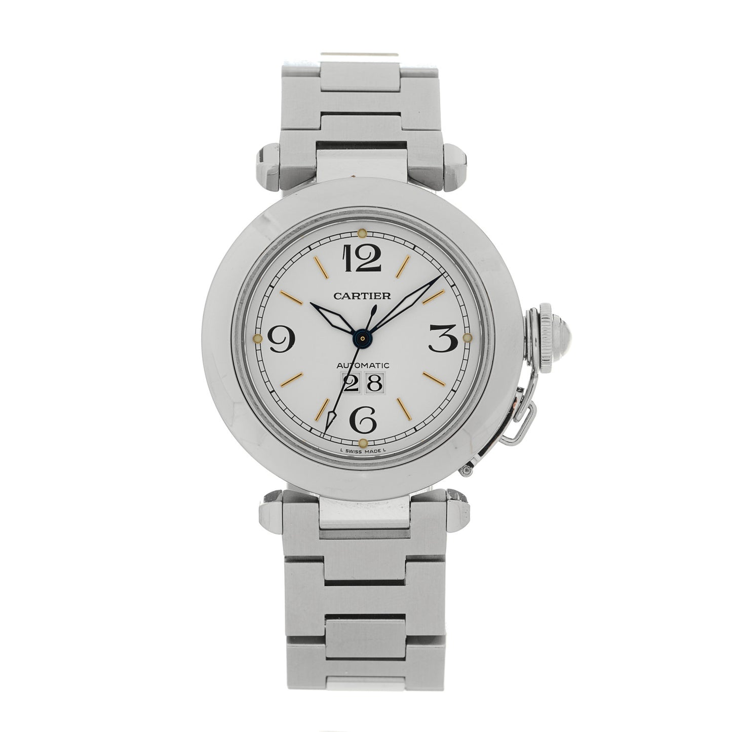 Stainless Steel 35mm Pasha C Big Date Automatic Watch