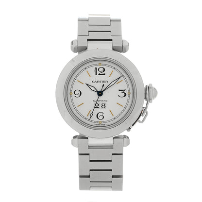 Cartier Stainless Steel 35mm Pasha C Big Date Automatic Watch 1 of 4