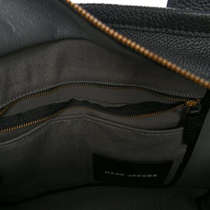 Marc Jacobs Grained Calfskin Large The Tote Bag Black 10 of 11