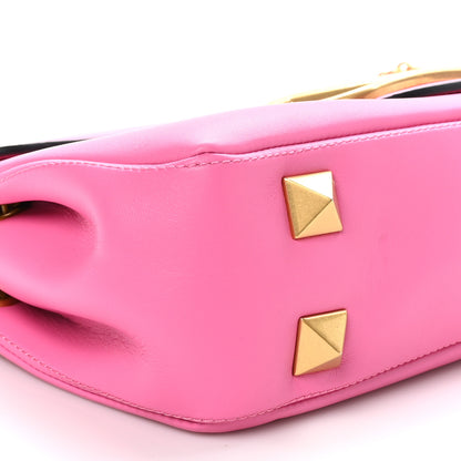 Valentino Garavani Nappa Stud Sign Shoulder Bag Feminine Pink 8 of 9