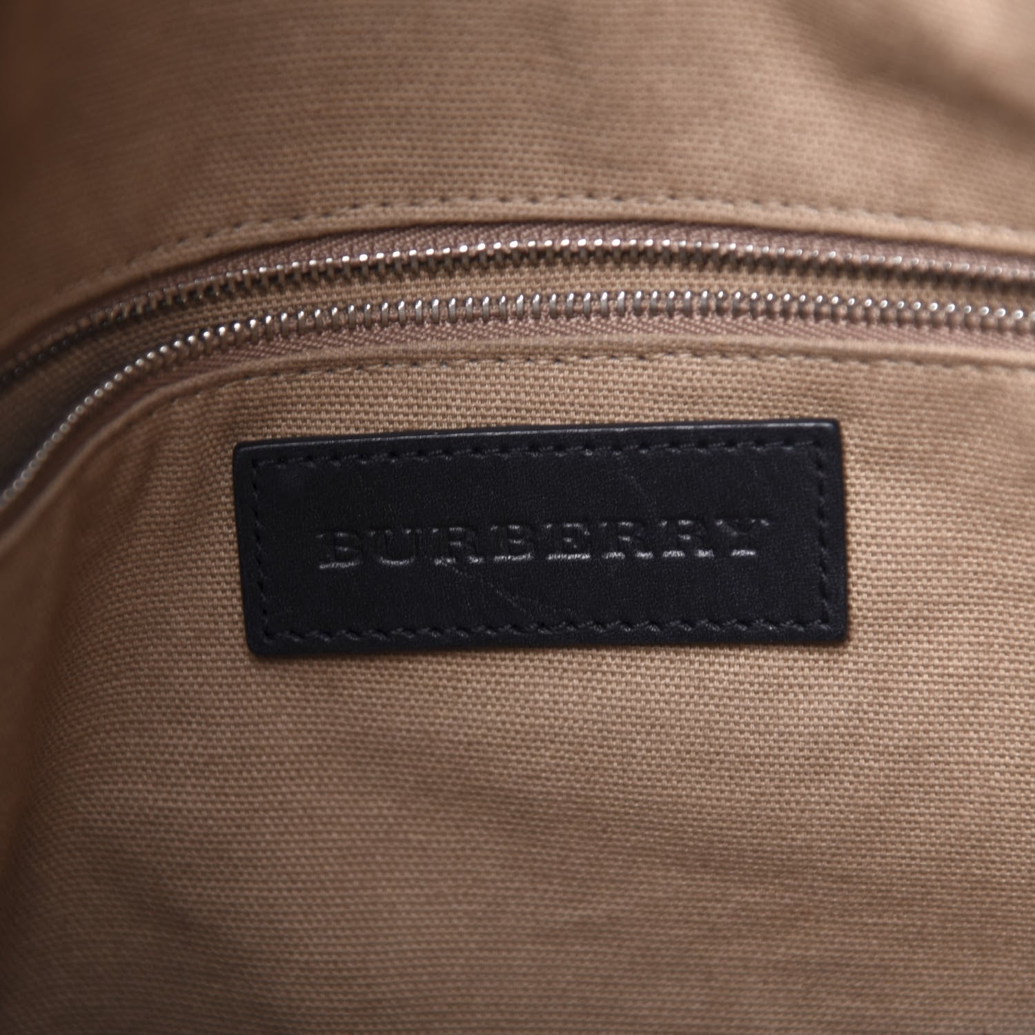 Burberry Grainy Calfskin Medium Check Ashby Hobo Black 9 of 10