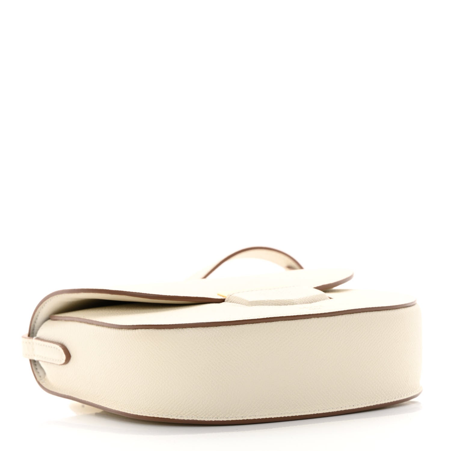 Celine Grained Calfskin Small Trotteur White 4 of 14