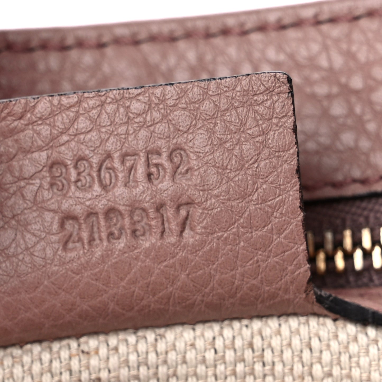 Pebbled Calfskin Medium Soho Flap Crossbody Pale Pink