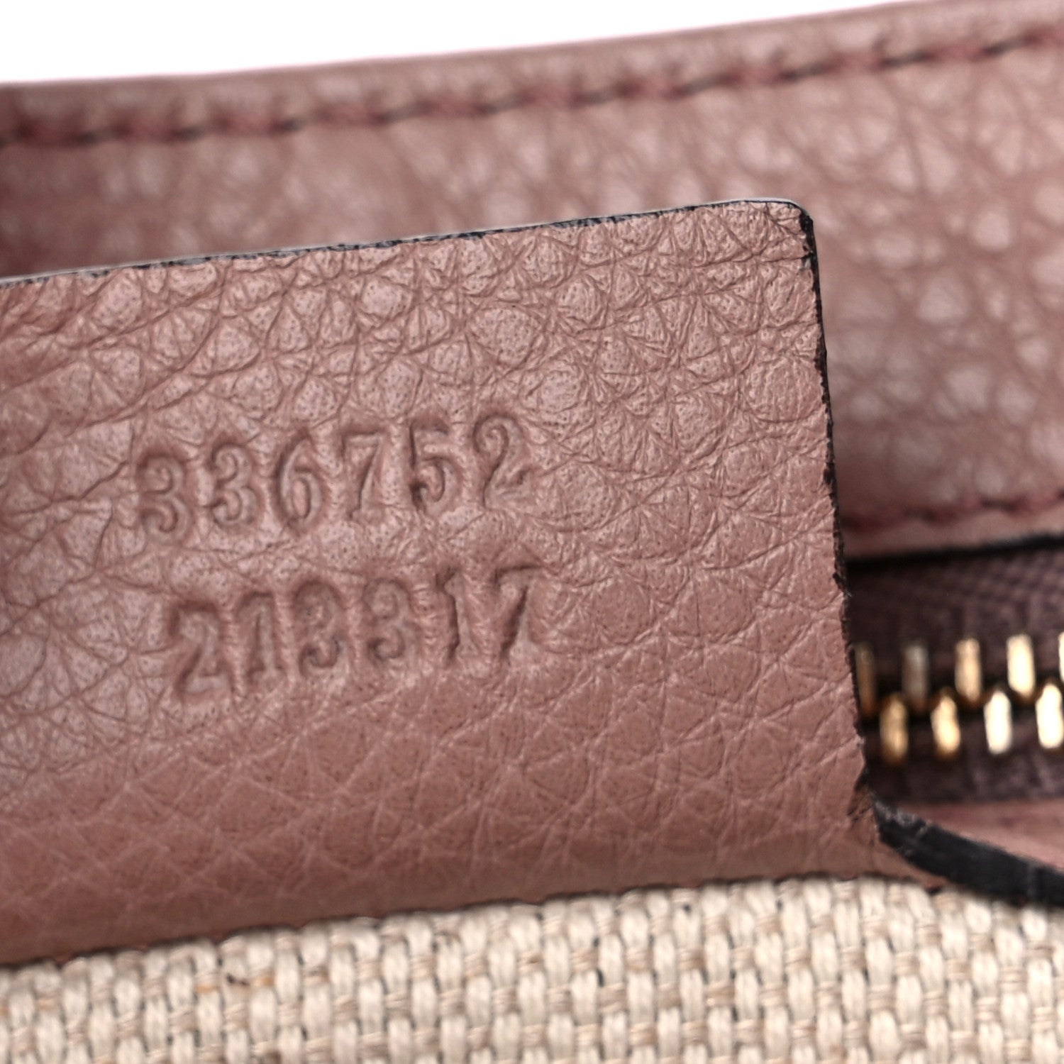 Gucci Pebbled Calfskin Medium Soho Flap Crossbody Pale Pink 7 of 9