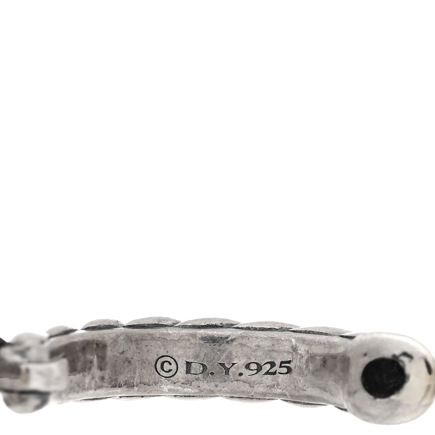 Sterling Silver Sculpted Cable Micro Huggie Hoop Earrings