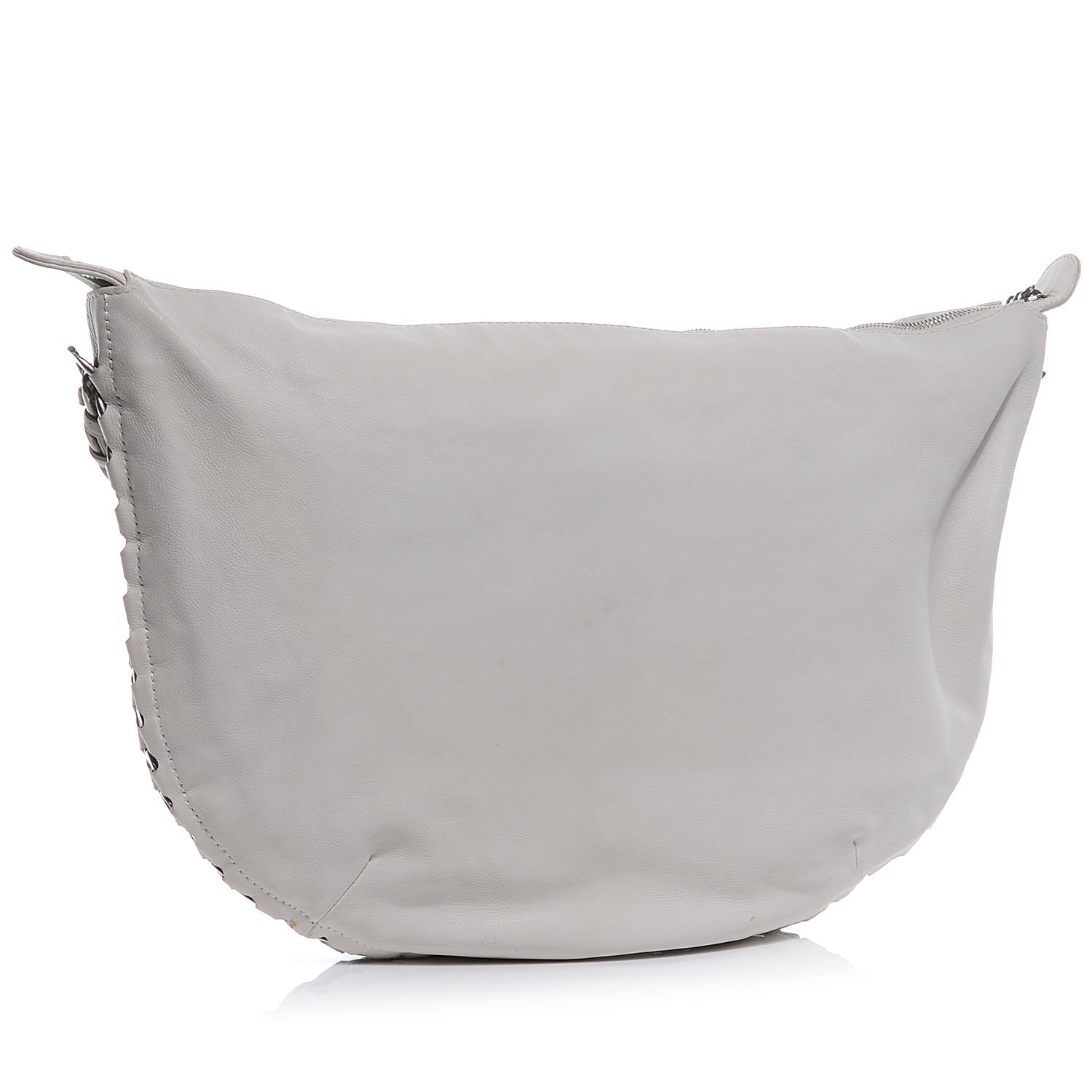 Chanel Leather Modern Chain Hobo White 3 of 7